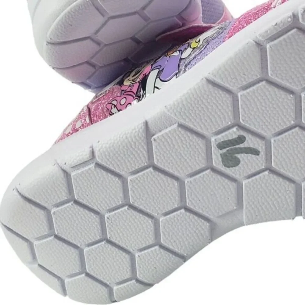 Disney Minnie Shoes for Girls - Pink Mary Jane LED Light Up Shoes Size 11 (19cm)